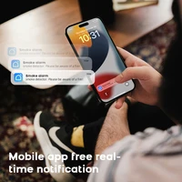 Tuya ZigBee WiFi Smart Smoke Detector Alarm Sensor Home Security Fire Protection For Home Security System Via Smart Life APP 4