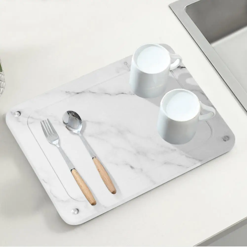 

Table Protection Pad Non-slip Drying Mat with Stable Legs for Kitchen Counters Anti-slip Base Drying for Table for Countertop
