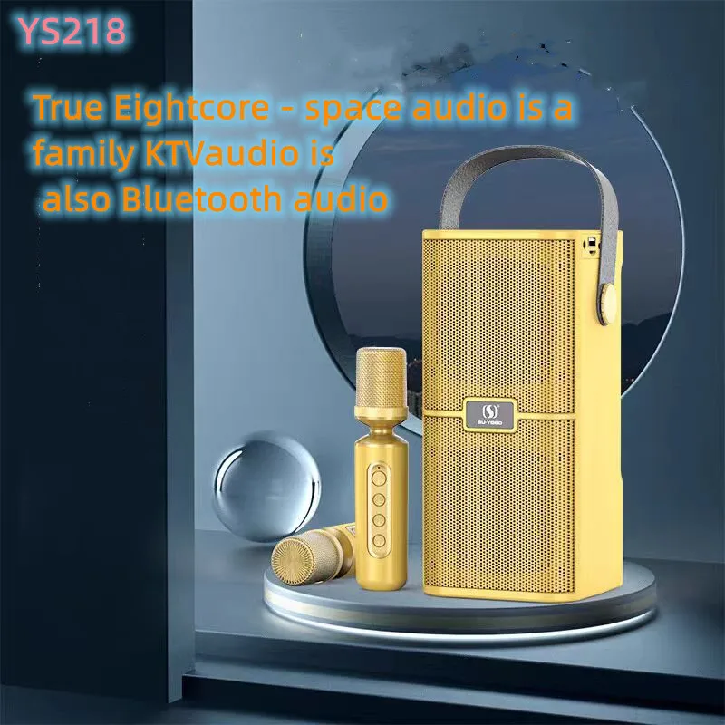 

Wireless Bluetooth Home Karaoke Speaker Subwoofer Microphone HIFI Portable KTV Sound System USB Drive/TFcard/AUXCaixa De Som