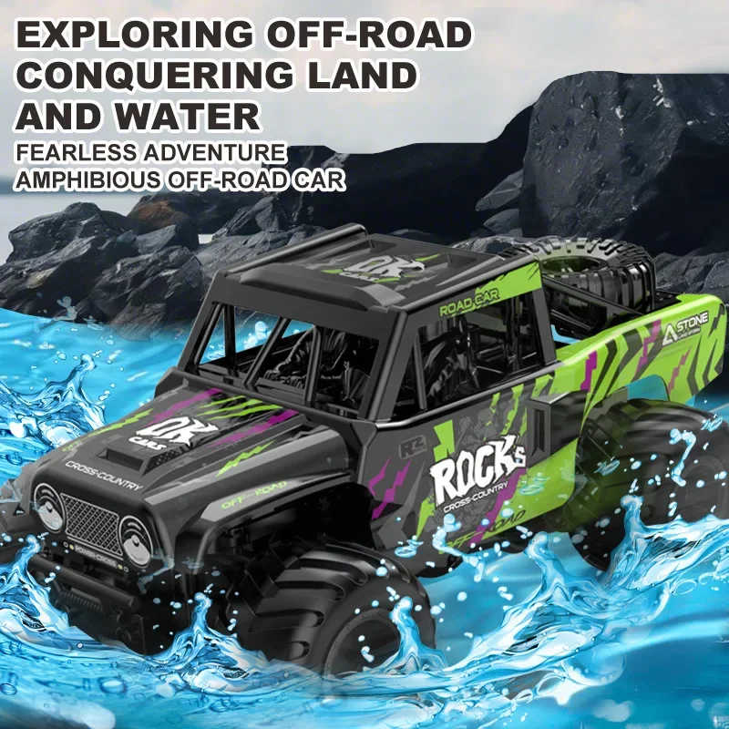 JJRC Q191 Amphibious Remote Control Car Waterproof Multi Terrain Off-road Climbing Car Boy Toy Racing Drift EleCtric Vehicle