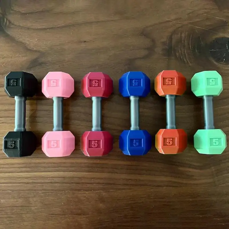Toddler Dumbbell Rattle Sensory Toy Easy To Hold Rattle Toy Creative Teething Kids Hand Dumbbells Holiday Gifts