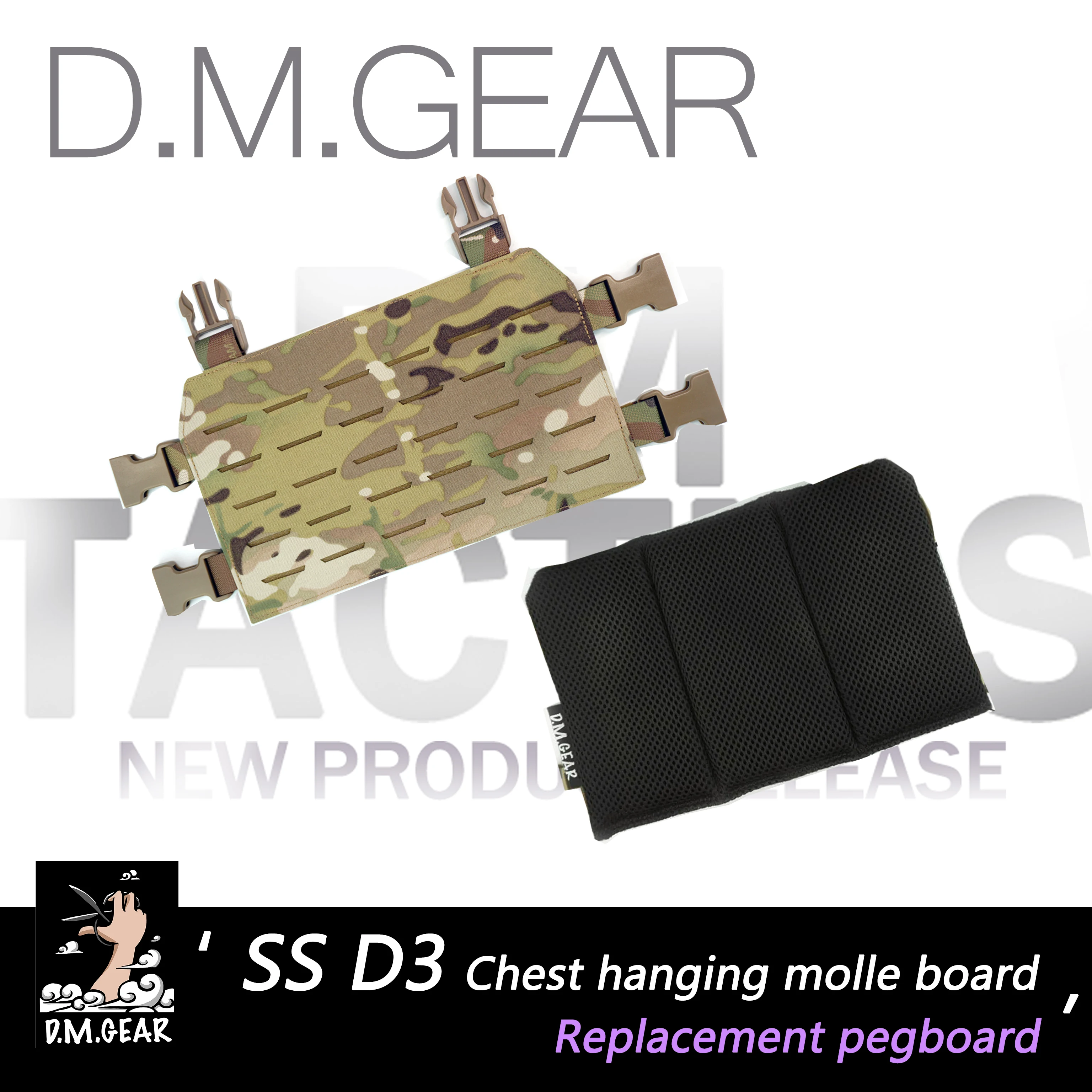 

DMGear SS нагрудная подвеска D3 нагрудная подвесная сменная пластина страйкбольная облегченная модульная система переноски тактических пластин