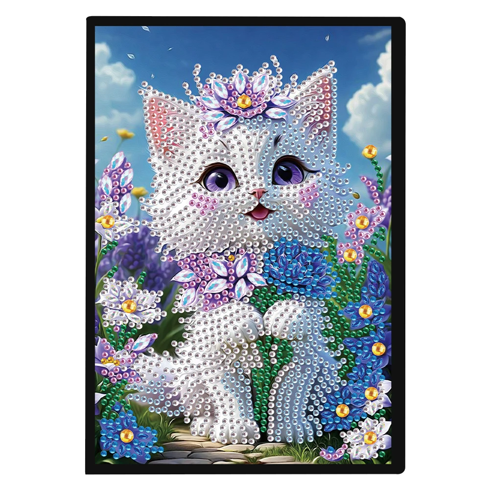 A5 Size Diamond Painting Diary Book with Resin Diamonds