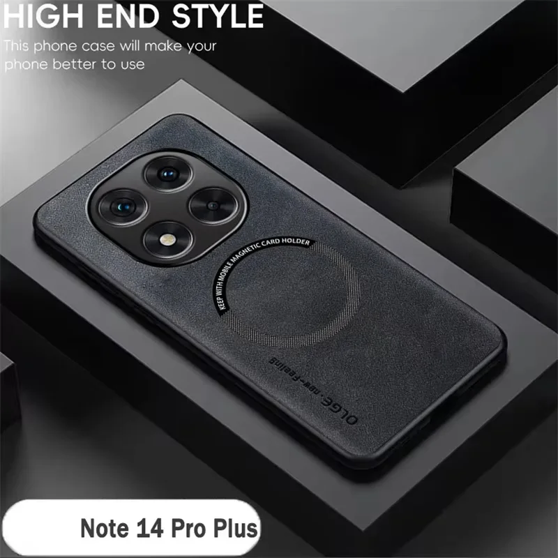 Premium Magnetic Luxury Leather Shockproof Case - Stylish Protection