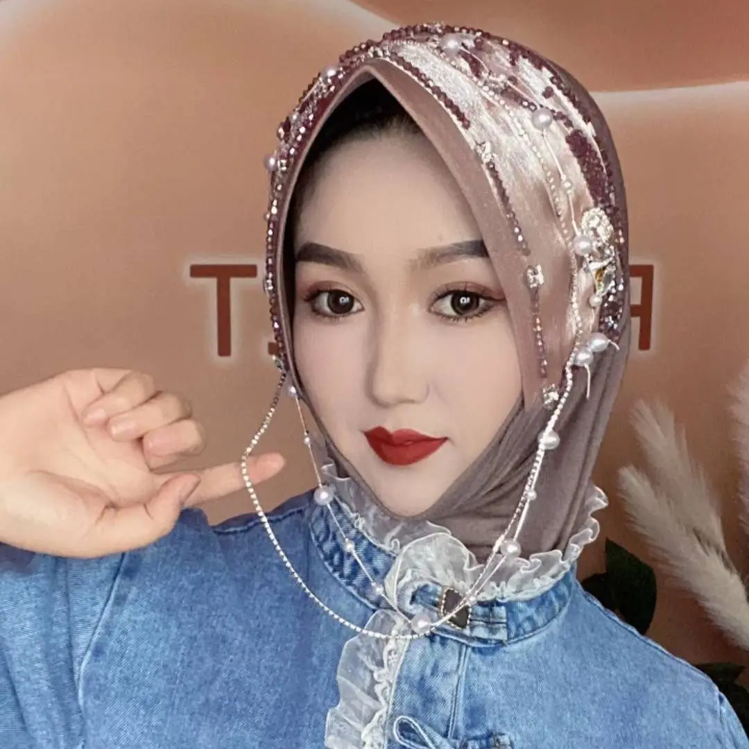 Hijab Muslim Women Shawl Headscarf Freeshipping Luxury Tassels Chiffon Scarf Malaysia Kufi Islam Saudi Arabia Fashion Winter New