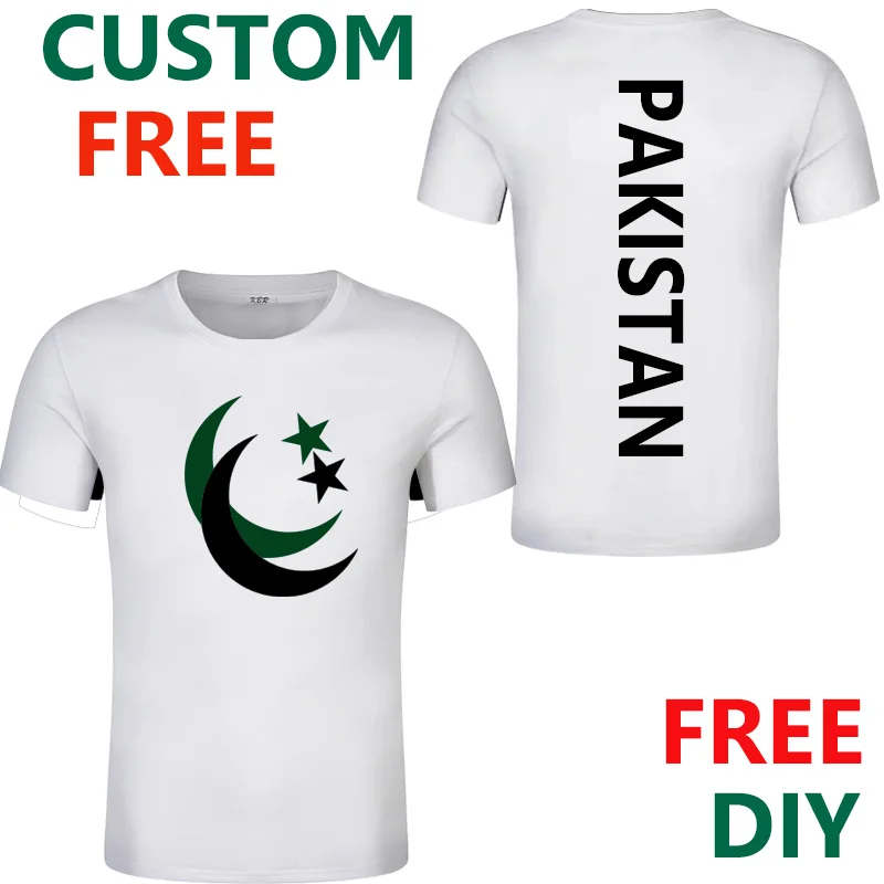 Pakistan Flag T Shirt Free Custom DIY Name Number Photo Pakistani Soccer Jersey Casual Crew Collar Child T Tops - AliExpress