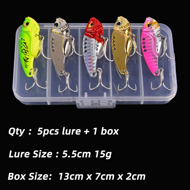 3D Eyes Metal Vib Blade Lure 3/7/10/15/20G Sinking Vibration Baits  Artificial Vibe for Bass Pike Perch Fishing Long Shot