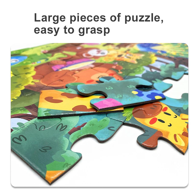 Jigsaw Puzzles Wooden Jigsaw Puzzles Wooden Puzzle Toys Educational Puzzles Mini Jigsaw Puzzle Paper Puzzle Toys 36pcs Jigsaw Puzzle Educational Toys Children's Enlightenment Puzzle Gift 3-6 Years Old Baby Toddler Toys