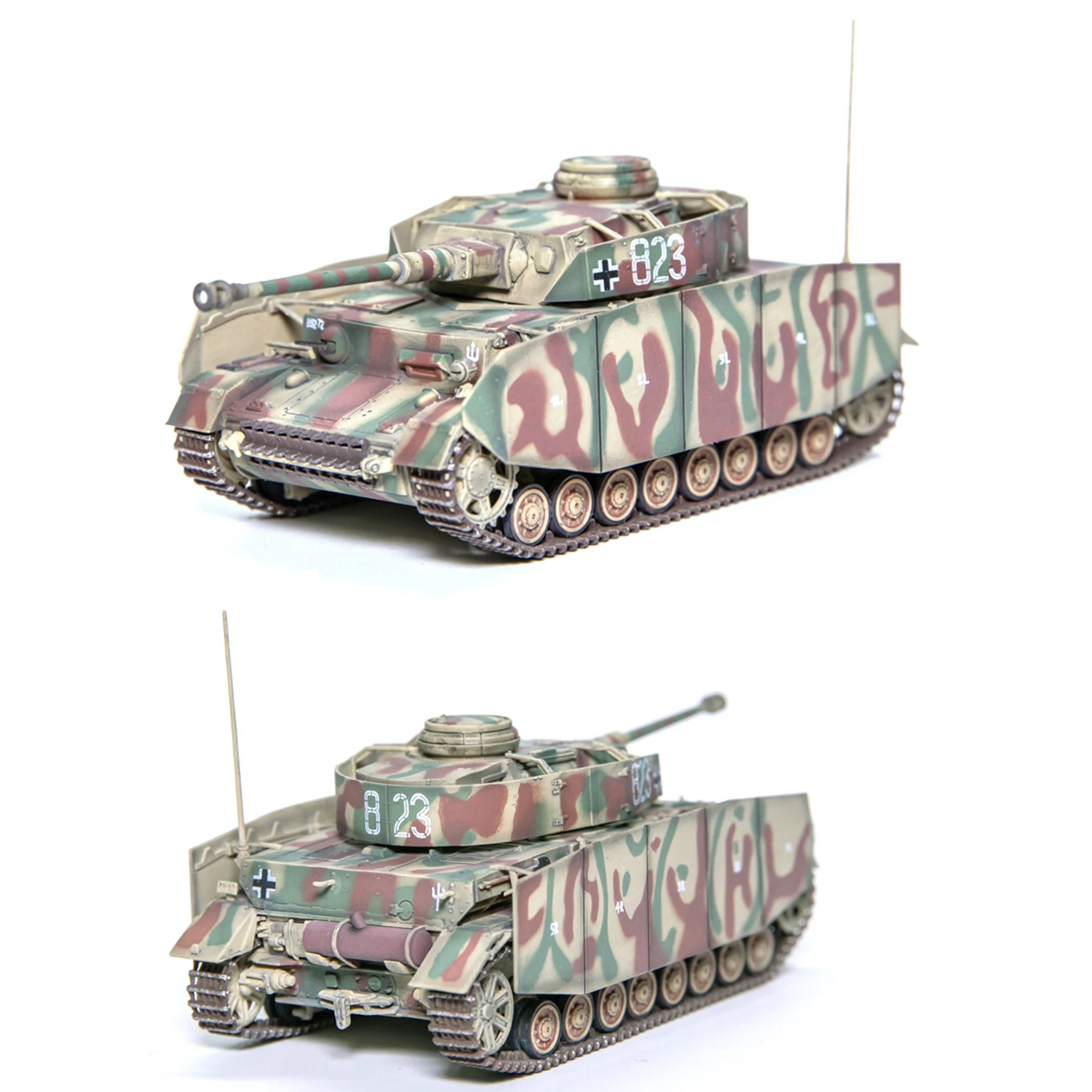 

1: 72 DG 63242 German Tank No. 4 H-Type Side Armored 2nd Armored Division Normandy 1944 Finished product collection model