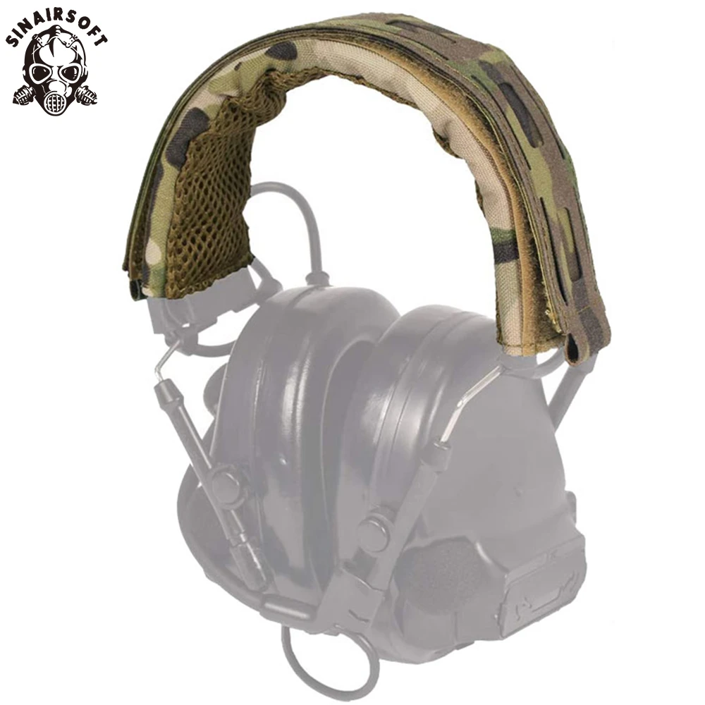 táctica auriculares, cubierta para auriculares al aire libre, recubrimiento Modular militar, orejeras, micrófono, caza tiro|Auriculares tácticos y accesorios| -