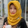 Winter Beanies Keep Warm Headwear Hat Female Skiing Face Ear Protection Cycle Windproof Cold Proof Skullcap With Neck Collar 5