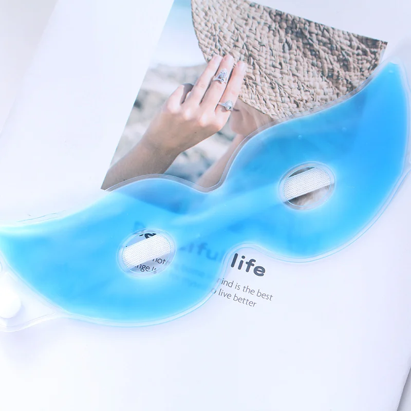 Gel Eye Mask Warm and Cold Yet Relieve Eye Strain Eliminate Dark Circles Gel Eye Mask Ice Pack Reusable for A Good Night's Sleep жен сорочка good night серый р 54