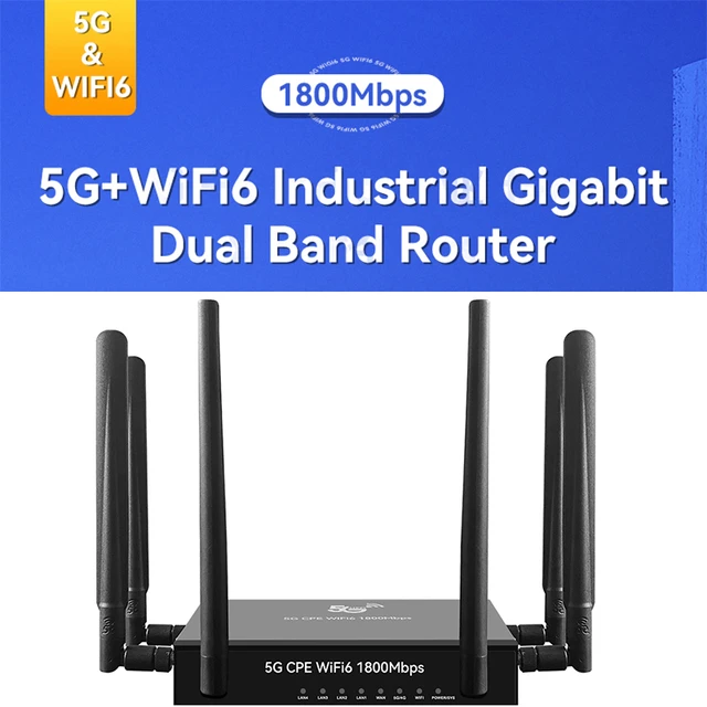 Routeur WiFi 5G avec emplacement pour carte SIM, TDD, LAN - AliExpress