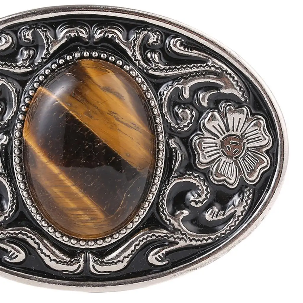 

American Western Cowboy Replacement Belt Buckle for Men 9x7cm Antique Golden