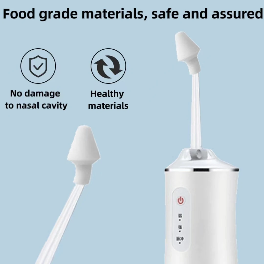 Nose Treatment Nose Wash Cleaner Pulse Electric Nasal Irrigator Adult Sinusitis Nasal Congestion Washer Children's Domestic Flushing Anti Choking