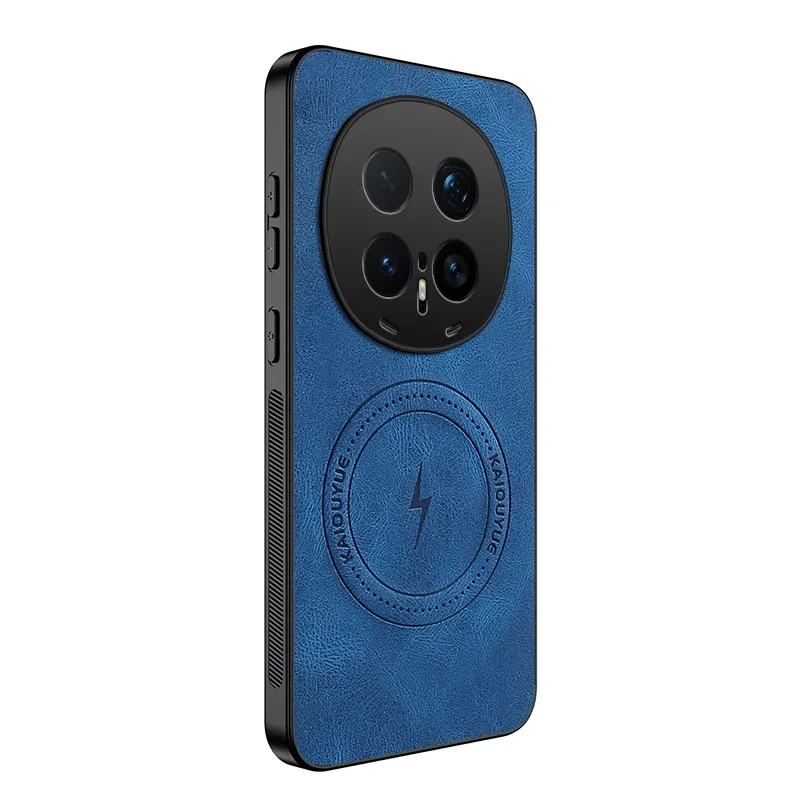 Luxury Leather Magnetic Matte Business Style Back Cover