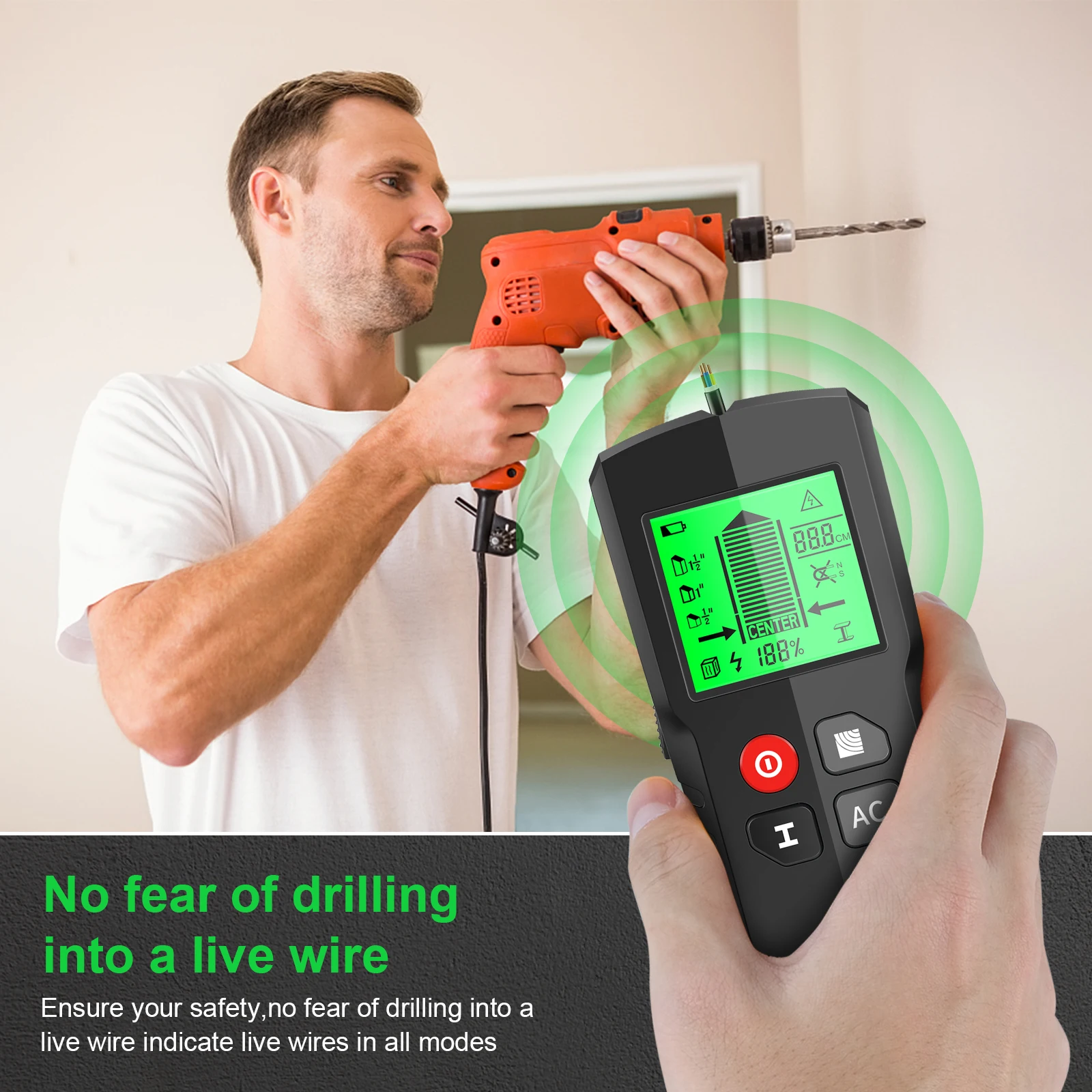 5 in 1 Wall Stud Finder Sensor