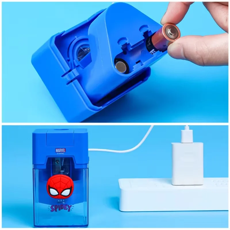 مبراة أقلام رصاص كهربائية من ديزني سبايدرمان ميكي...