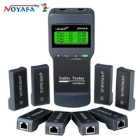NOYAFA NF-8108M/A Internet Cable Tester Cable Tracker With LCD Display Measure Length Cabl Multifunctional Tester Network Tool 1