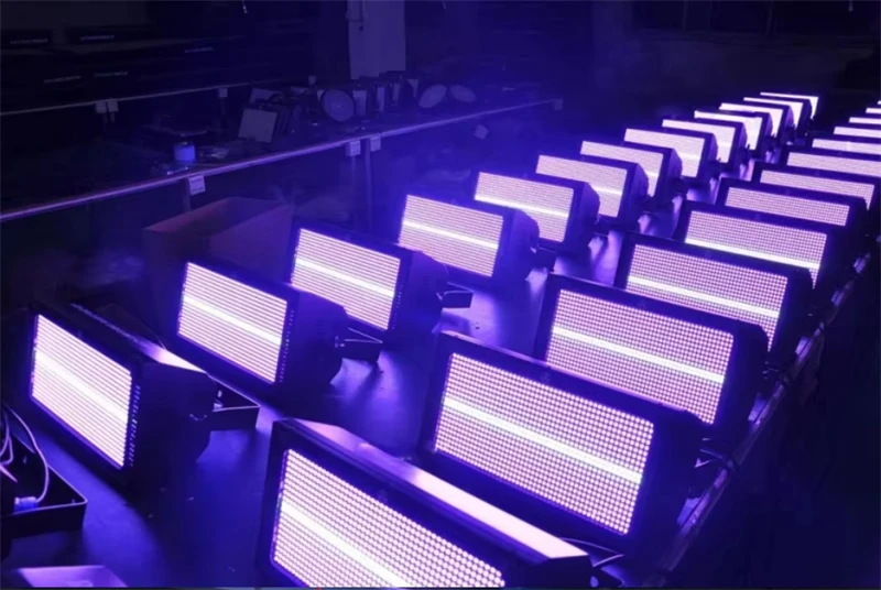 8 pieces dj disco night club events pixel wash effect led 8+8 segments rgb strob