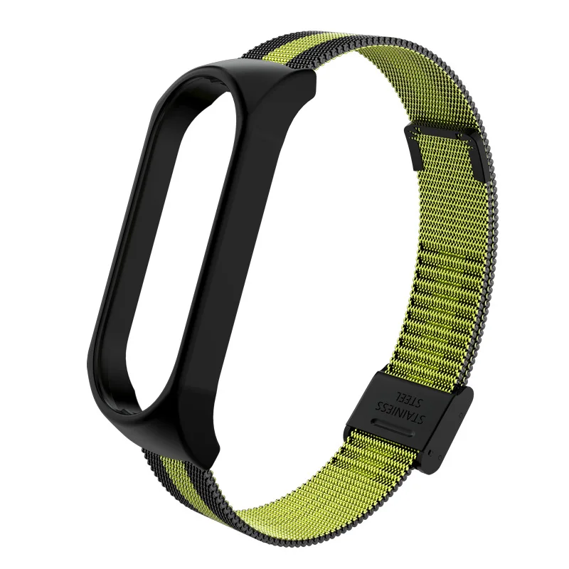 Metal Strap For Xiaomi Mi Band 6 5 Screwless Stainless Steel Wrist Bracelet MIband for Mi Band 4 3 5 Strap Wristbands Pulseira