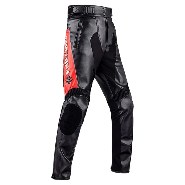 

Men's women Motorcycle Racing Riding pants AVRO PU Microfiber Leather Jacket Waterproof Lining