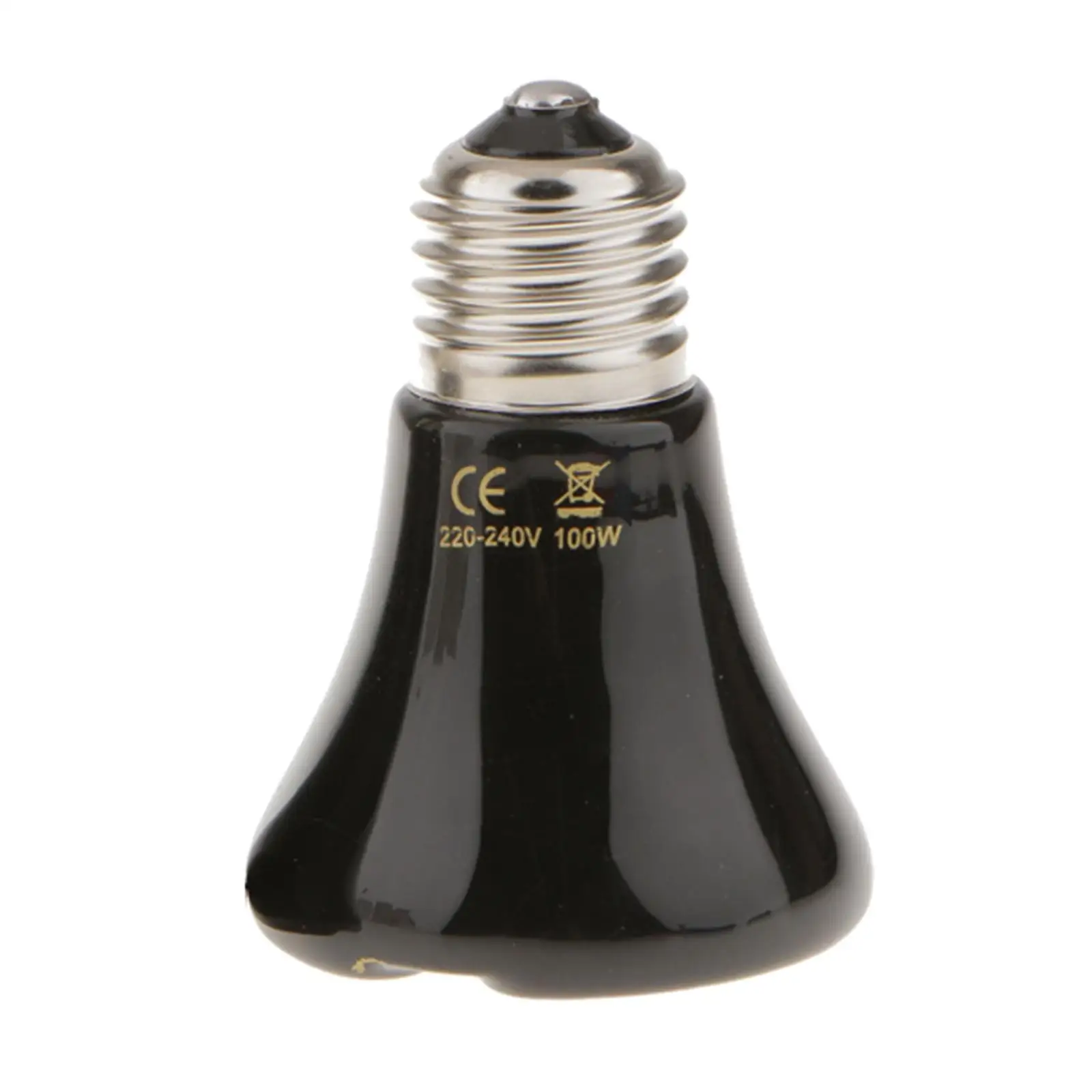 2-4pack E27 T-Shape Thickened Reptile Ceramic Infrared Lamp Heat Light Bulb -