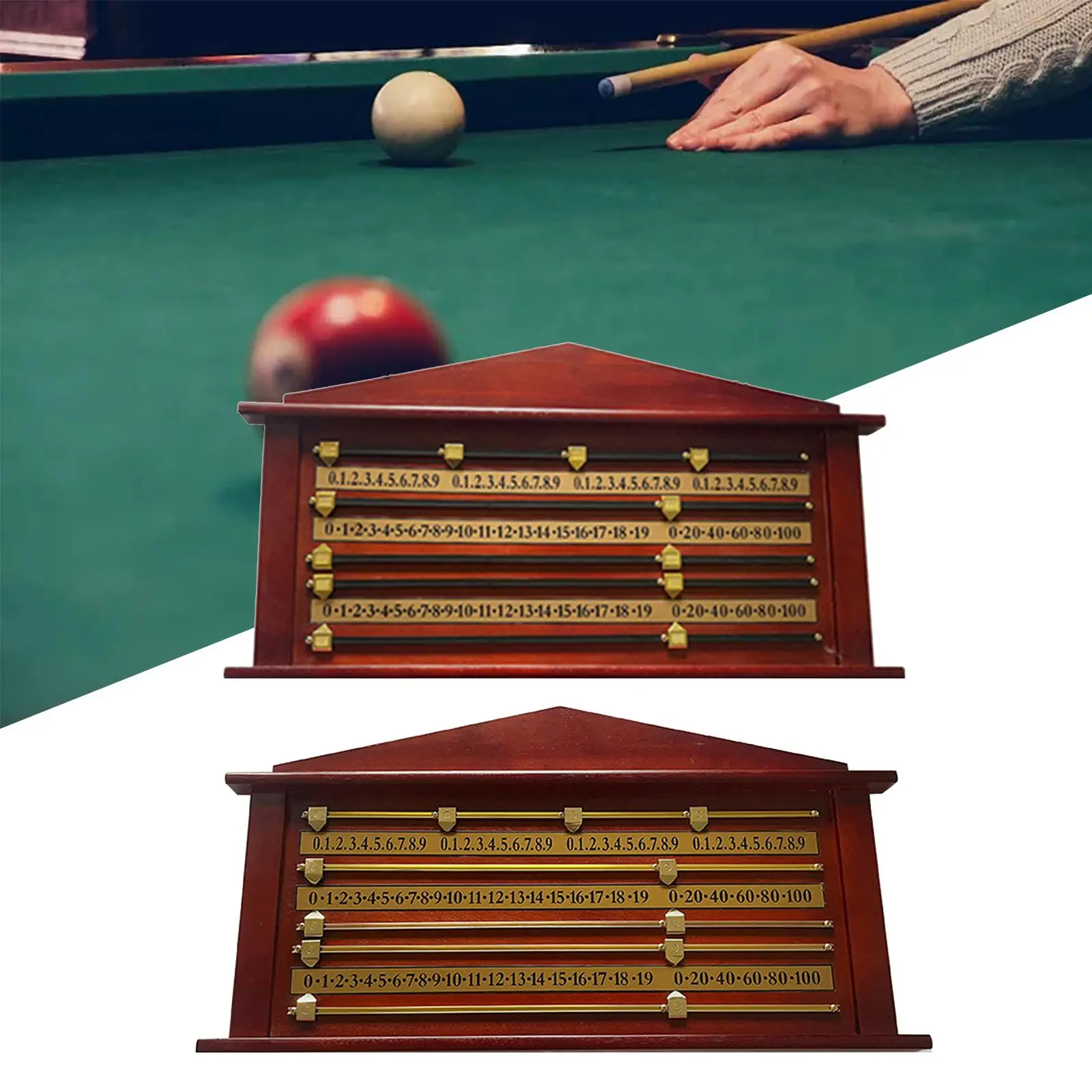 Snooker Billiard Score Board, Shuffleboard Scoreboard Scoring Club Accessories, Snooker Scoreboard Billiard Score Keeper