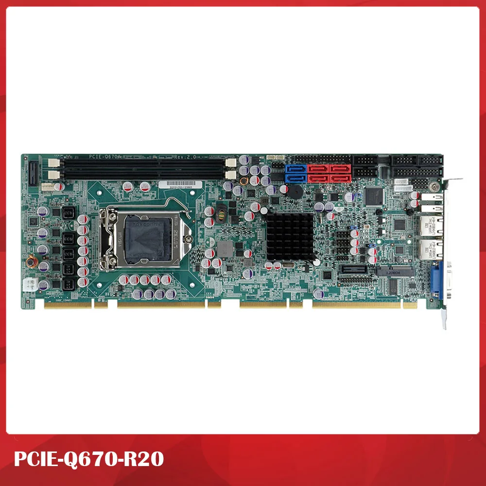 Original Industrial Computer Motherboard For PCIE Q670 R20 PICMG 1.3