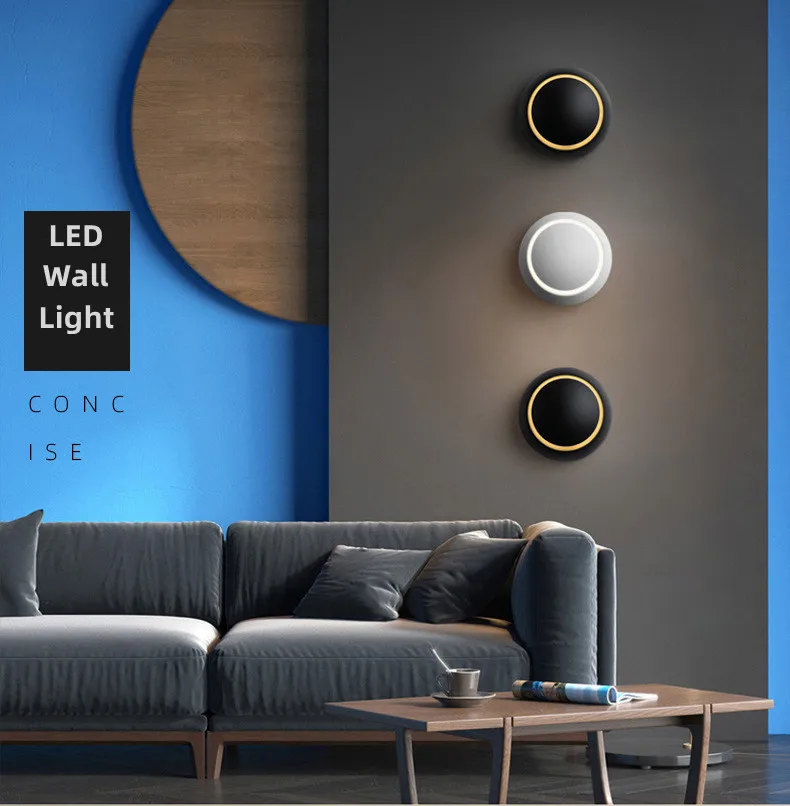 

5W 350° Rotatable LED Wall Light Modern Indoor Wall Lamp Adjustable Angle Lighting Direction Wall Sconce Lighting Fixtures