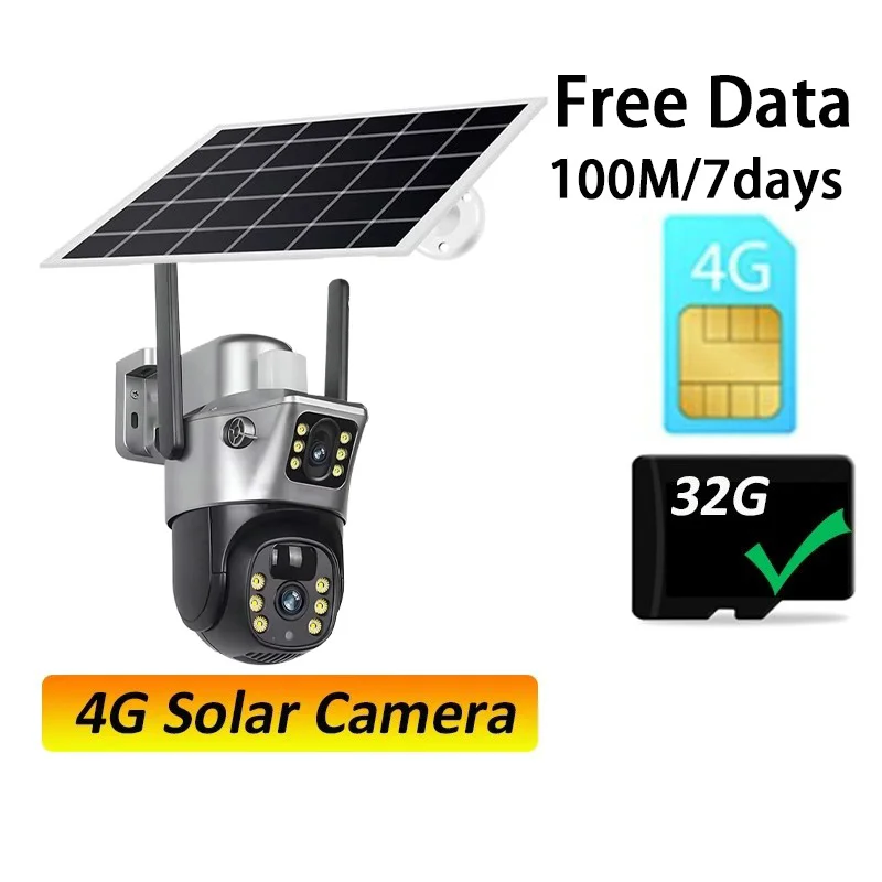 4G Solar Camera 32G