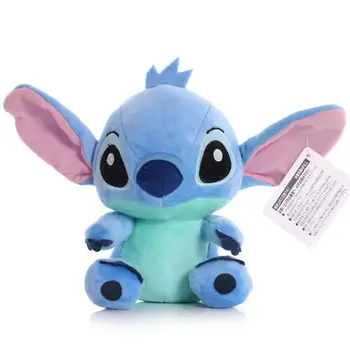 Home 18cm Original Plush Stitch Baby Movie Cartoon Model Doll Children Action Figures Stuffed Toys Pendant Gifts 1