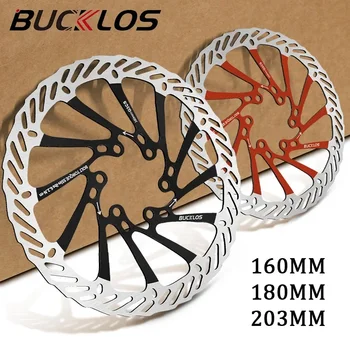 BUCKLOS Ultraleggero MTB Bike Freno A Disco Idraulico Rotore 160/180/203mm Mountain Road Racing Disco Freno per Bicicletta con 6 Bulloni Gratuiti