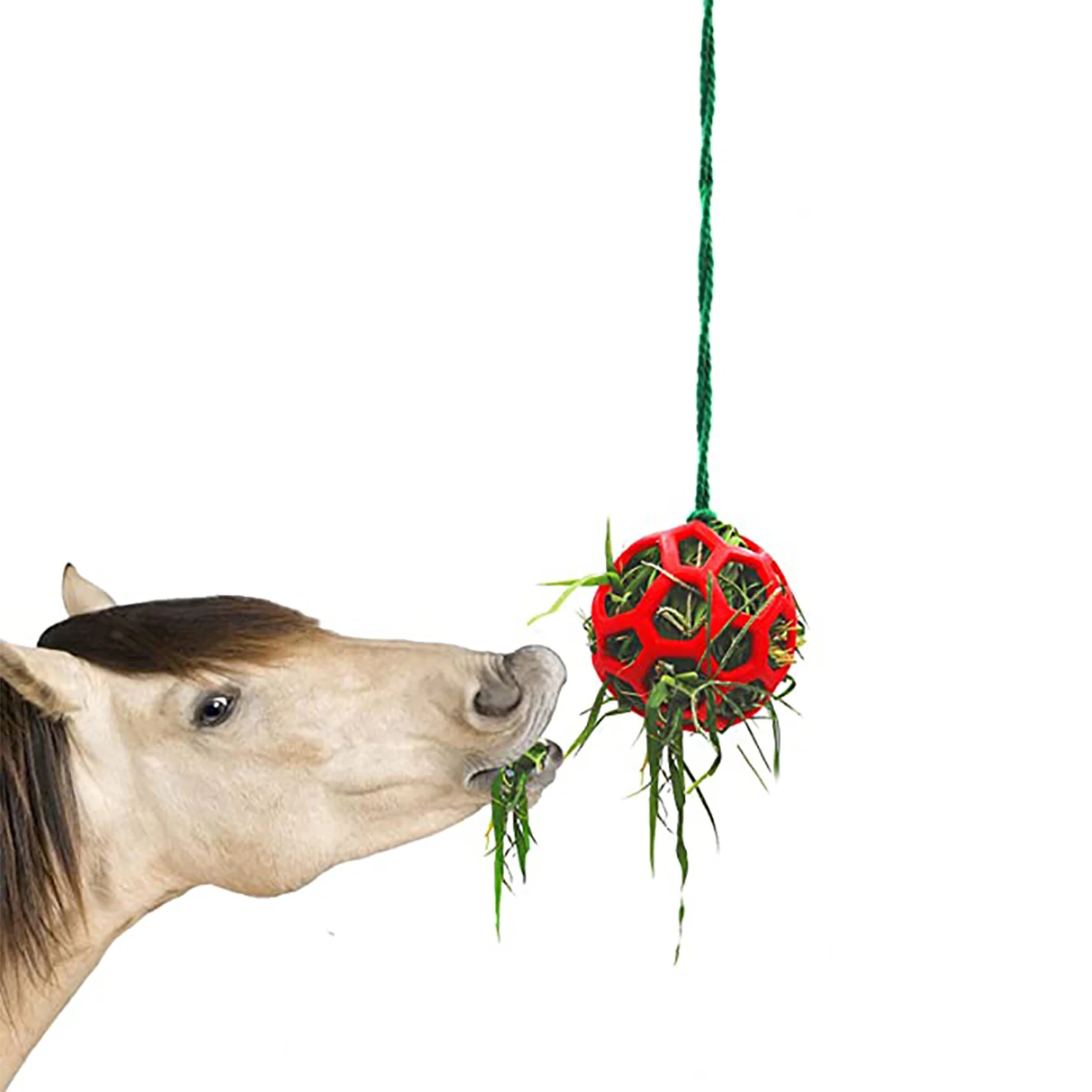 Horse Stress Release Stable Paddock Rest Area 2pcs Horse hay Carrot Feeder Toys Goat Sheep Hanging Feeding Stress Relieving Toys Blue 