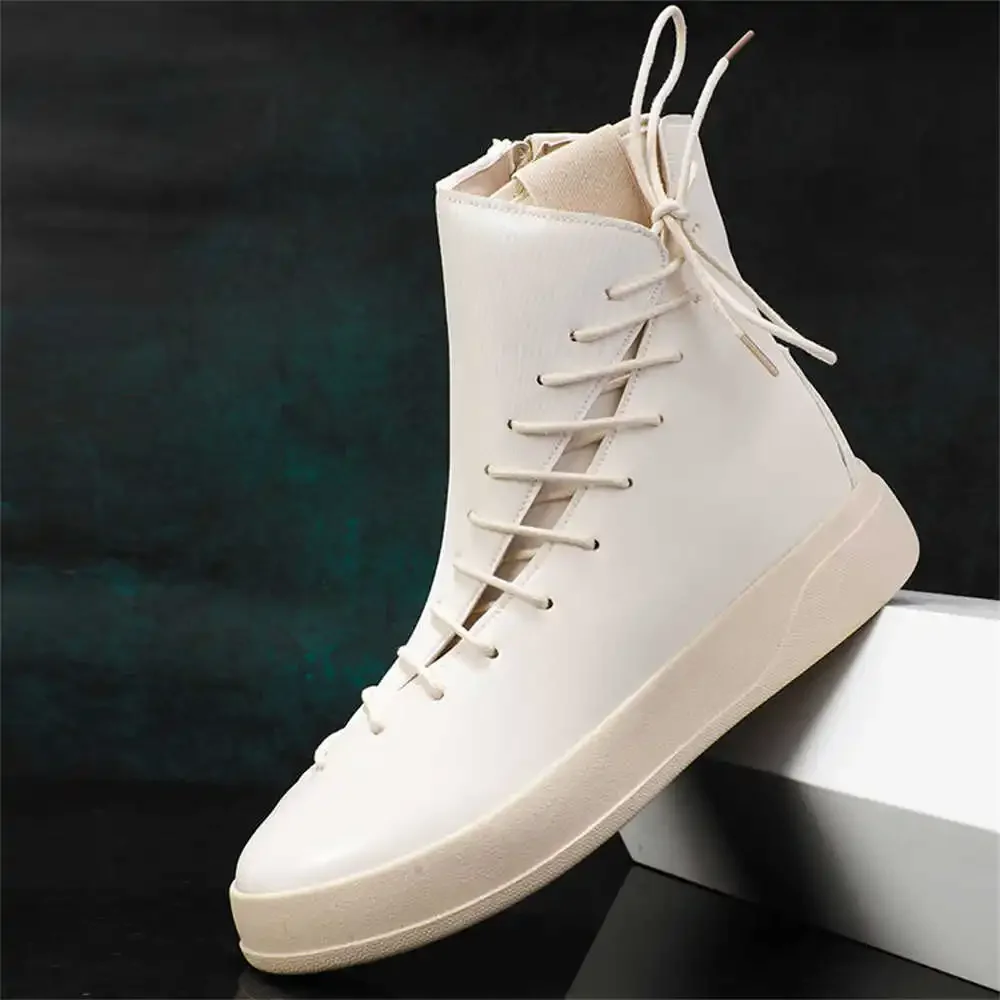 Stivali Alti Bianchi Di Grandi Dimensioni Antiscivolo Scarpe Da Ginnastica Casual Da Uomo 2024 Sport Tenid Offerte Speciali Pratica Sapatenis