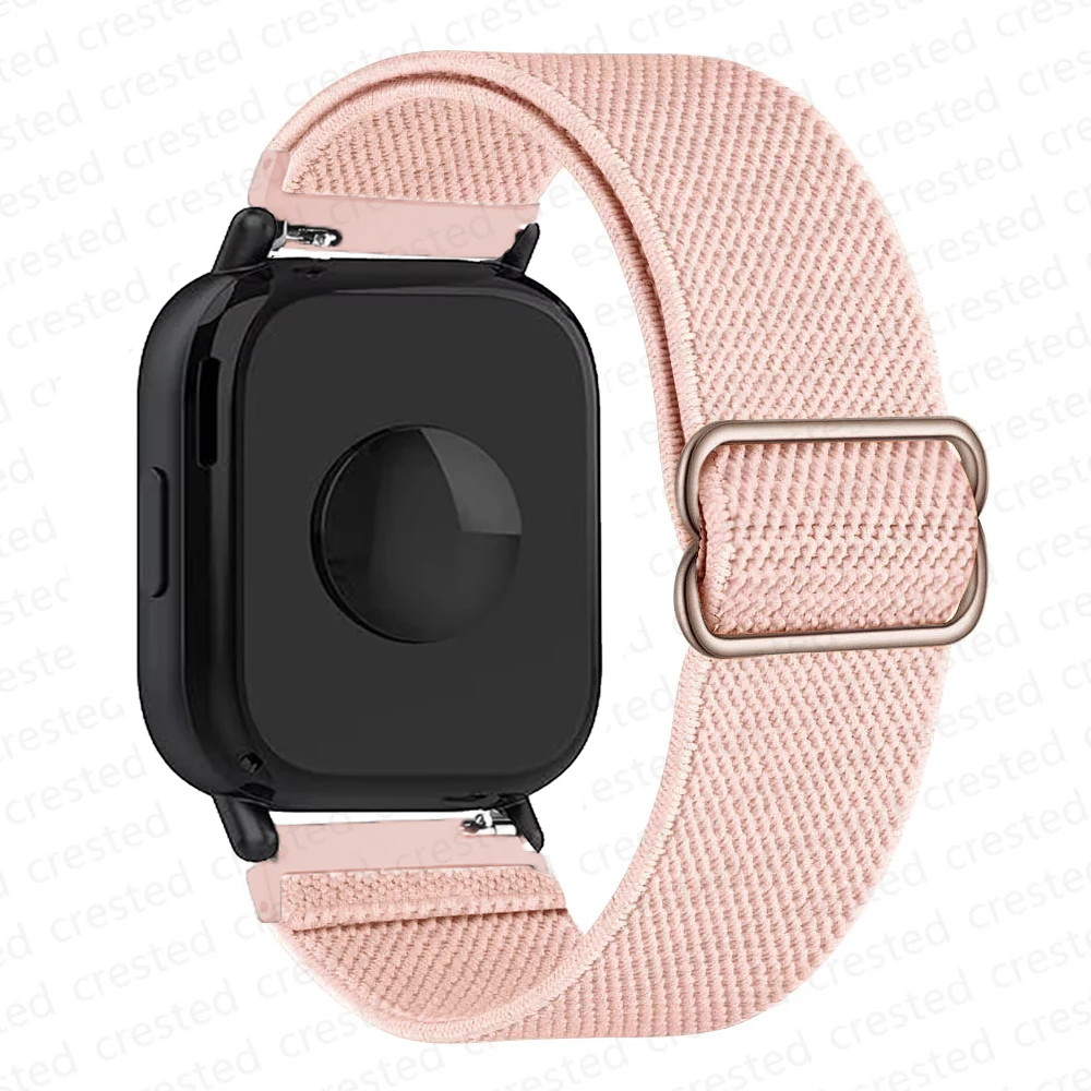 Versatile Nylon Elastic Watch Strap - 20/22mm (Black)