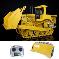DXR2 JDModel D10T 1/14 Hydraulic RC Bulldozer with Upgraded Metal Dozer Blade Radio Control Finished Trucks Cars Model THZH1761 1