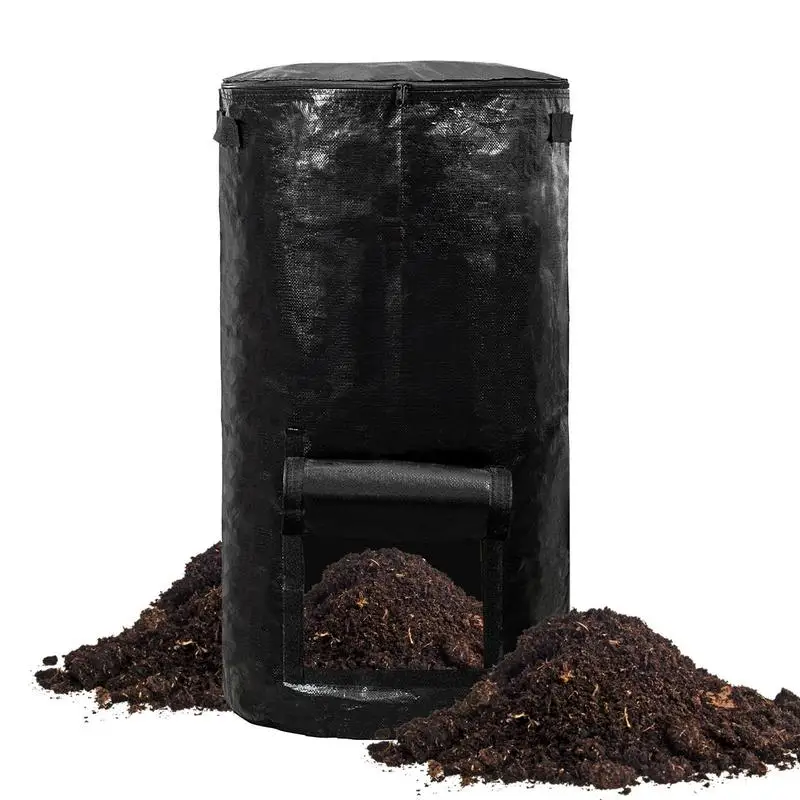 

Garden Waste Bag 34 Gallon Reusable Compost Bag Leaf Debris Collection Container For Home Garden Yard Patio And Campings