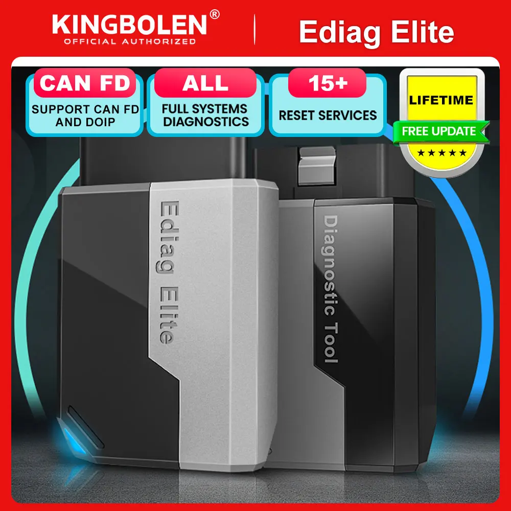 KINGBOLEN Ediag Elite OBD2 Escáner Bluetooth Con ECT200 Kit De Probador De Circuito