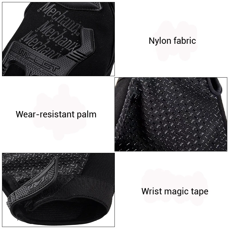 Tactical Full Finger Protective Motorcycle Gloves Outdoor Non-slip Training Hunting Fighting Cycling Riding Gloves