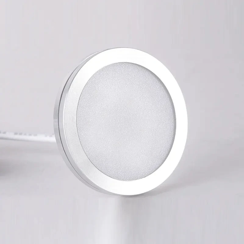 LED Under Cabinet Puck Light Display Case Shelf Counter Lighting Caravan Camper Motorhome Interior Spot Lamp With 5VUSB Switch led puck light