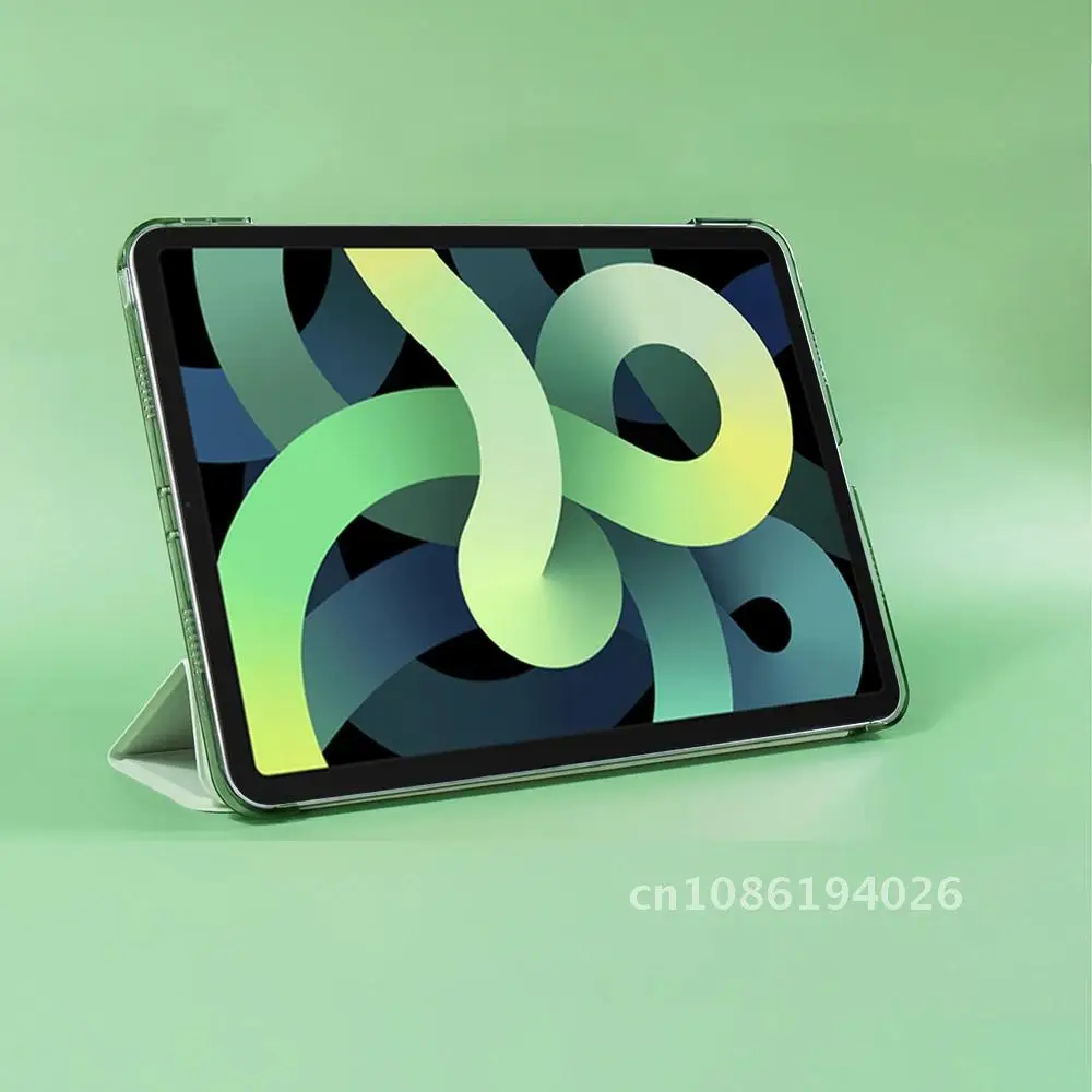 

2020 For iPad Pro 11 m1 Smart Auto wake up Tri-fold hard bracket cover Cases For iPad Pro 11 2nd Cover