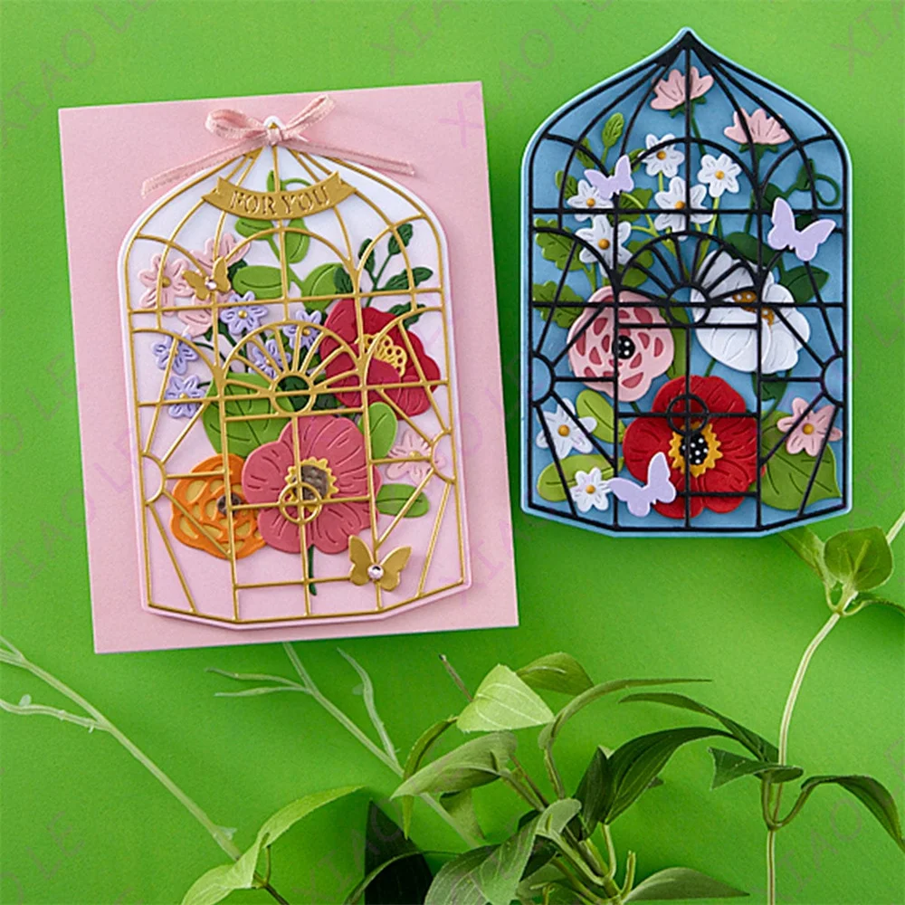 Love You Flowers Valentine's Day Metal Cutting Dies Hot Foil Craft Embossing Make Paper Greeting Card Making Template craft cutting tools stamp cutting dies