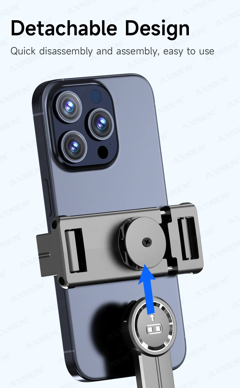 Selfie lazdelės nuimamos dalys