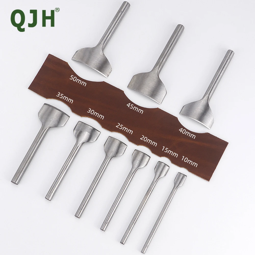 Leather Cutting Tool Leather Tool Leather Working Tools Craft Cutting Tool 3Pcs Half-Round Cutter Punch for DIY