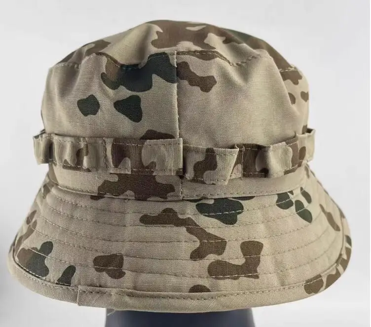 Desert Flecktarn Camouflage Deutschland Kappe Herren Sommer Eimer Hut – Detail 2