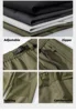 Outdoor Casual Work Pants Men's Waterproof Sports Drawstring Trousers Couple Model Paratrooper Pants Breathable Windproof 6
