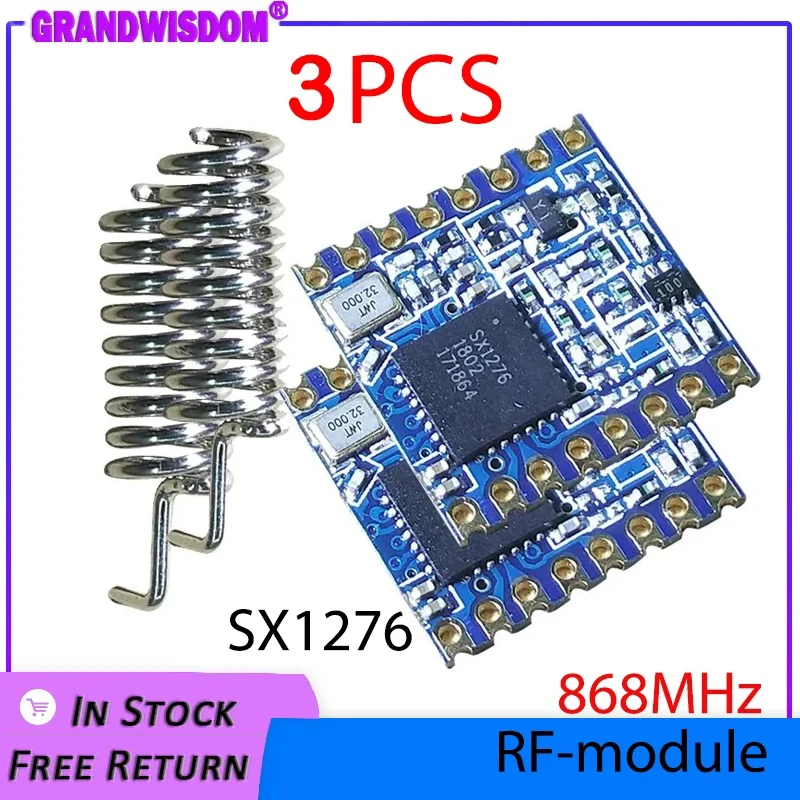 Wireless Module LoRa module lorawan transceiver 3 pcs RF SX1276 868MHZ 915MHZ radio communication Receiver IOT Transmitter