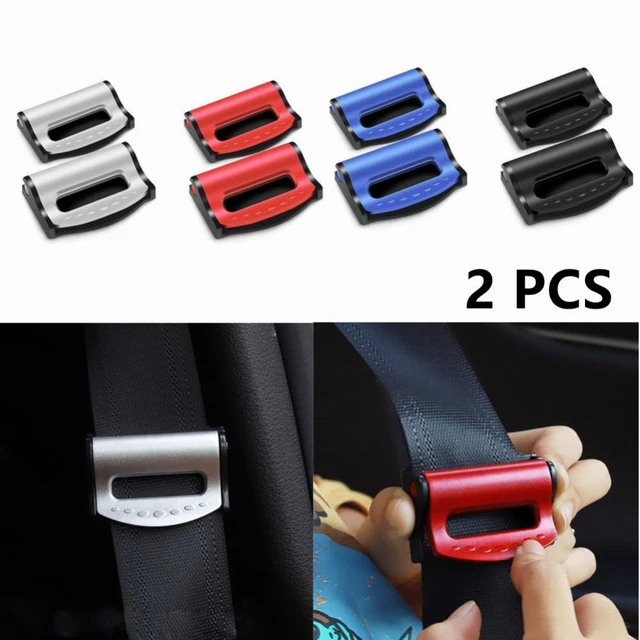 Clip de ceinture de sécurité universel pour voiture, 2 pièces, Clip  réglable pour véhicule, support de boucle, accessoires - AliExpress