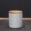 Chinese-style Ceramic Tea Storage Jar Bamboo Lid Open Ru Kiln Jar Chinese-style Moisture-proof Mini Tea Tin Tea Organizer 2